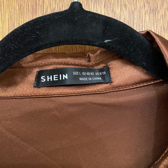 Brown SHEIN Blouse - Picture 4 of 4